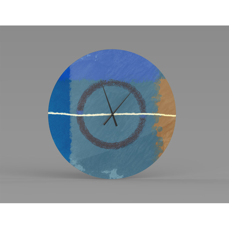 East Urban Home Dunnes Wall Clock Wayfair